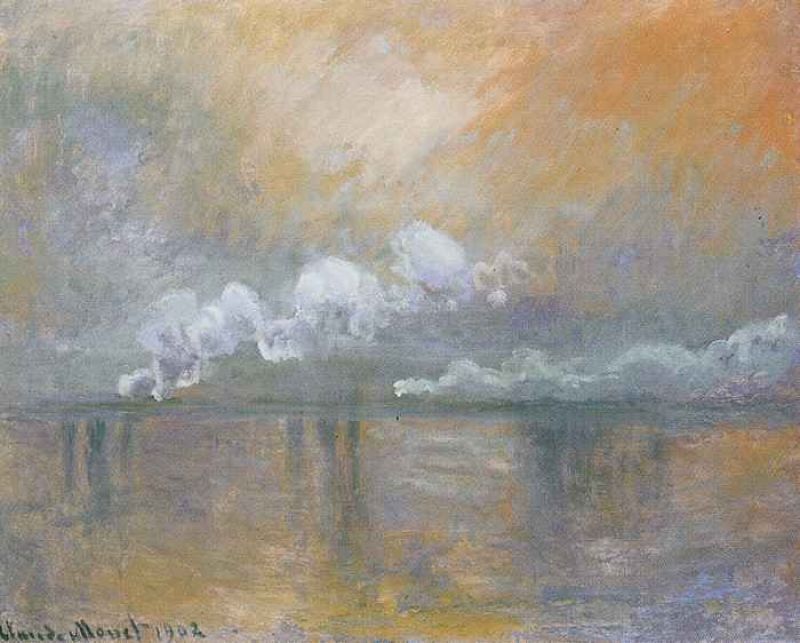 charing cross bridge fum dans le brouillard impression 189958.jpg